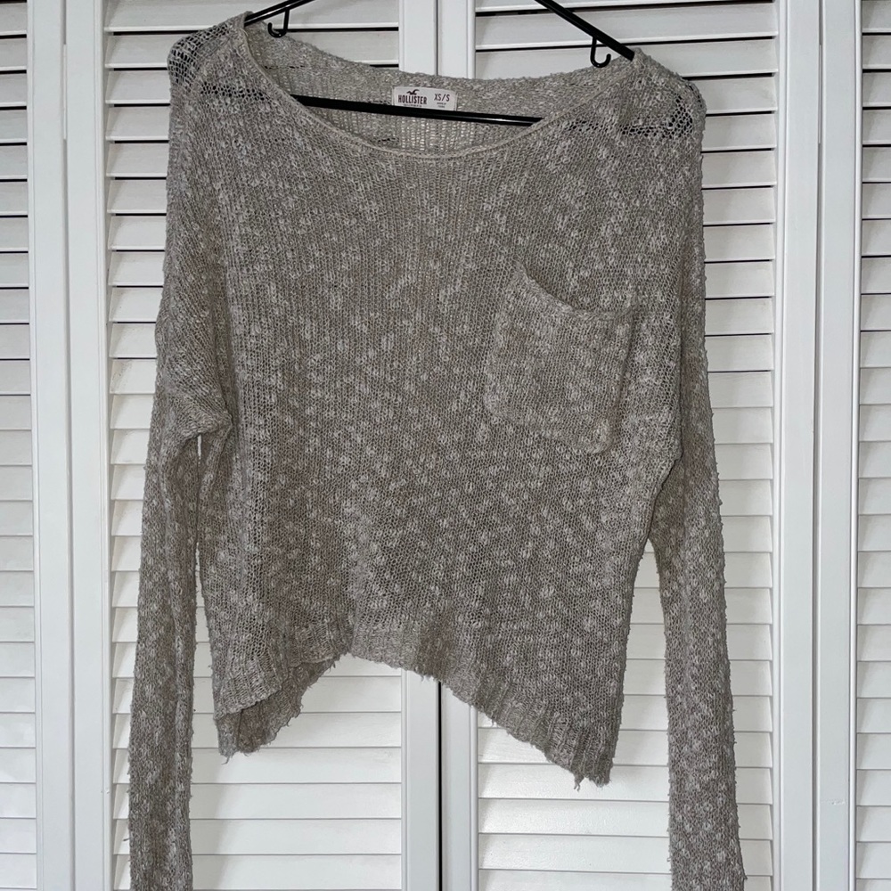 Grey/Cream Off-White Sweater!